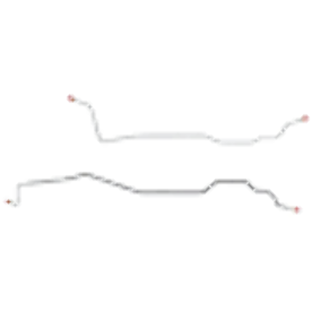 Chevy Complete Brake Line Kit; Fine Lines-CBK0337SS
