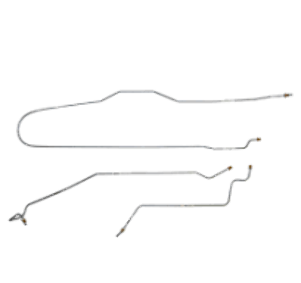 Fits 1995-99 Chevy Suburban, 4WD; Complete Brake Line Kit Stainless CBK0341SS - Complete Brake Line Kit Car Part People