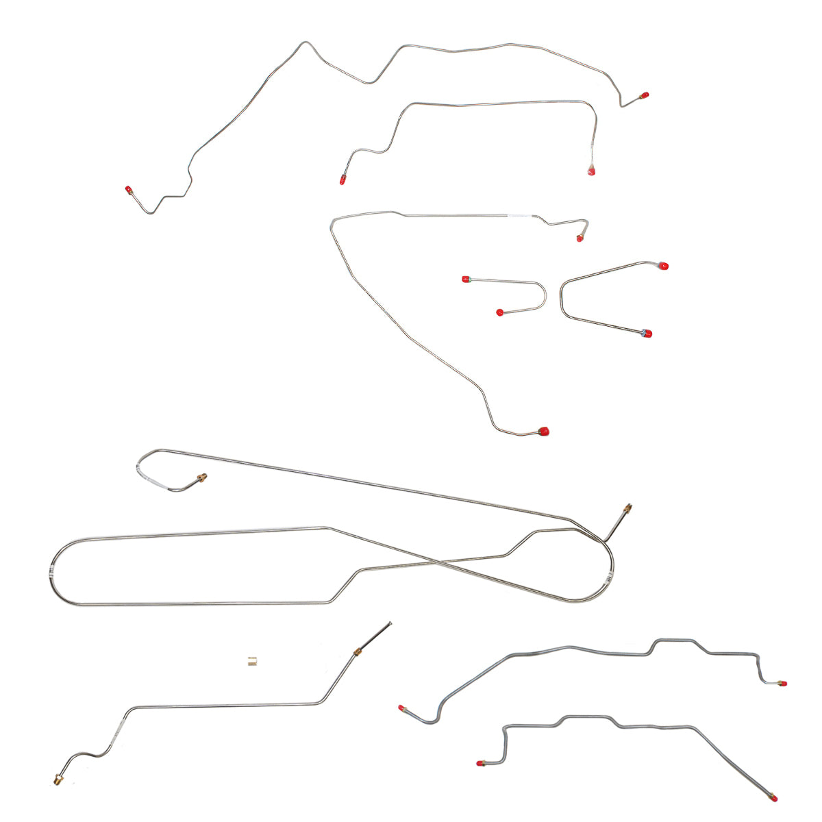 95-00 GM 2500/3500 Truck 2WD, Ext. Cab/Short Bed, non-Dually Axle CBK0350SS - Complete Brake Line Kit Car Part People
