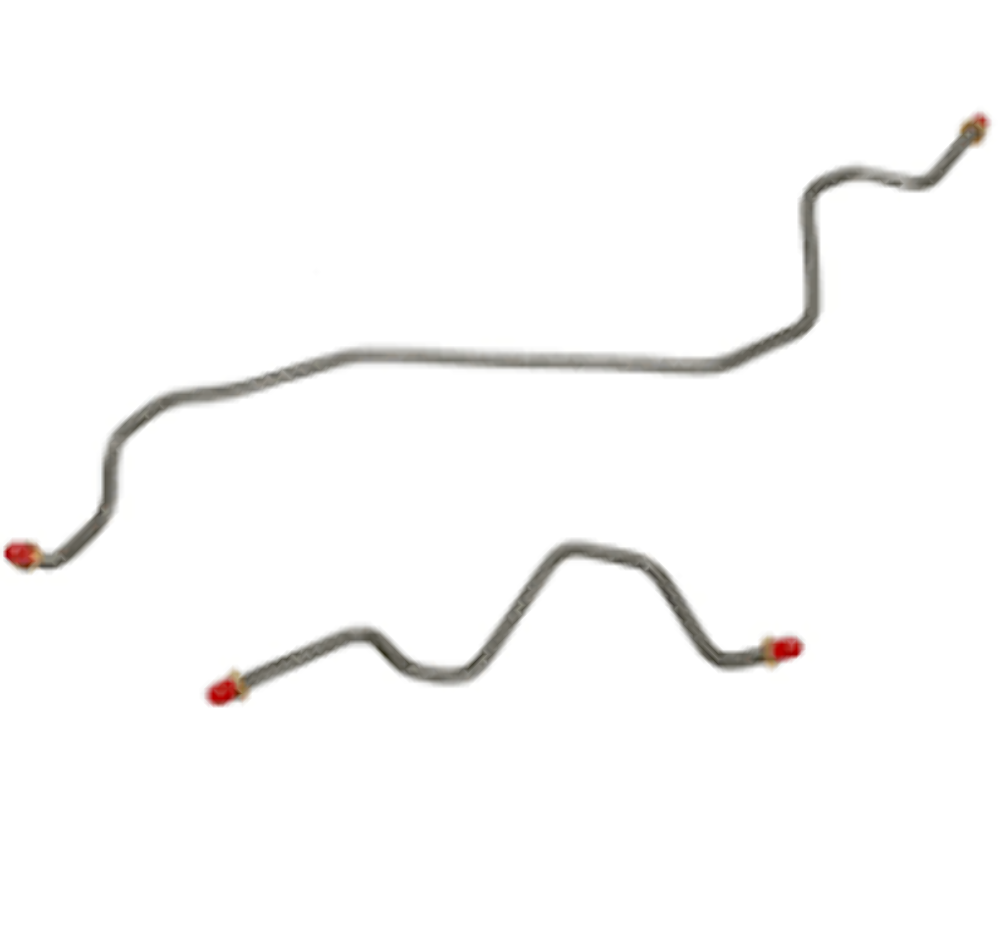 Fits 00-04 Chevy S10, 2WD awabs Disc-front|Drum-rear Ext Cab/Short Bed CBK0351SS - Complete Brake Line Kit Car Part People