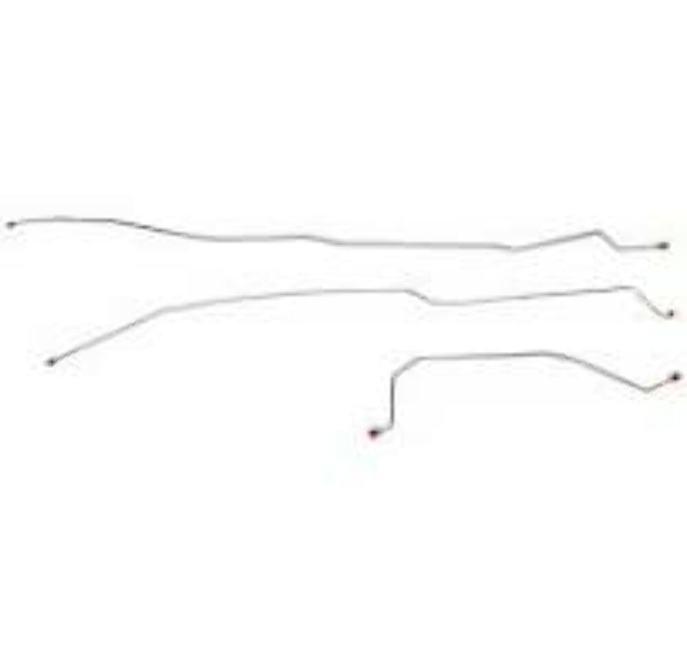 Fits 2001-04 GM Sonoma/Jimmy, ZR2 models, 4WD; Complete Brake Line Kit CBK0355SS