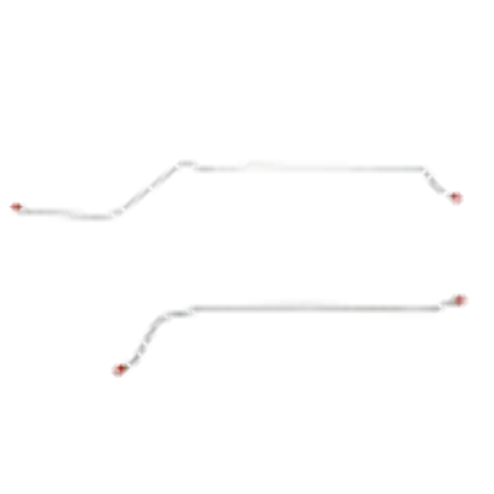 Chevy Complete Brake Line Kit; Fine Lines-CBK0392SS