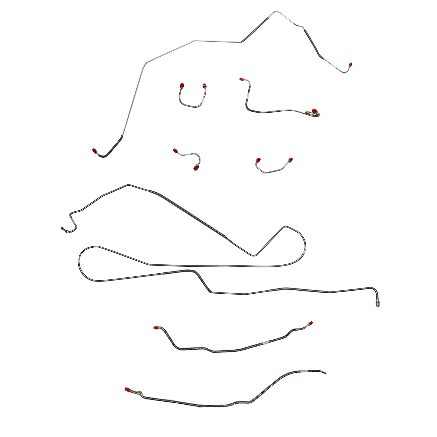 Chevy Complete Brake Line Kit; Fine Lines-CBK0401SS