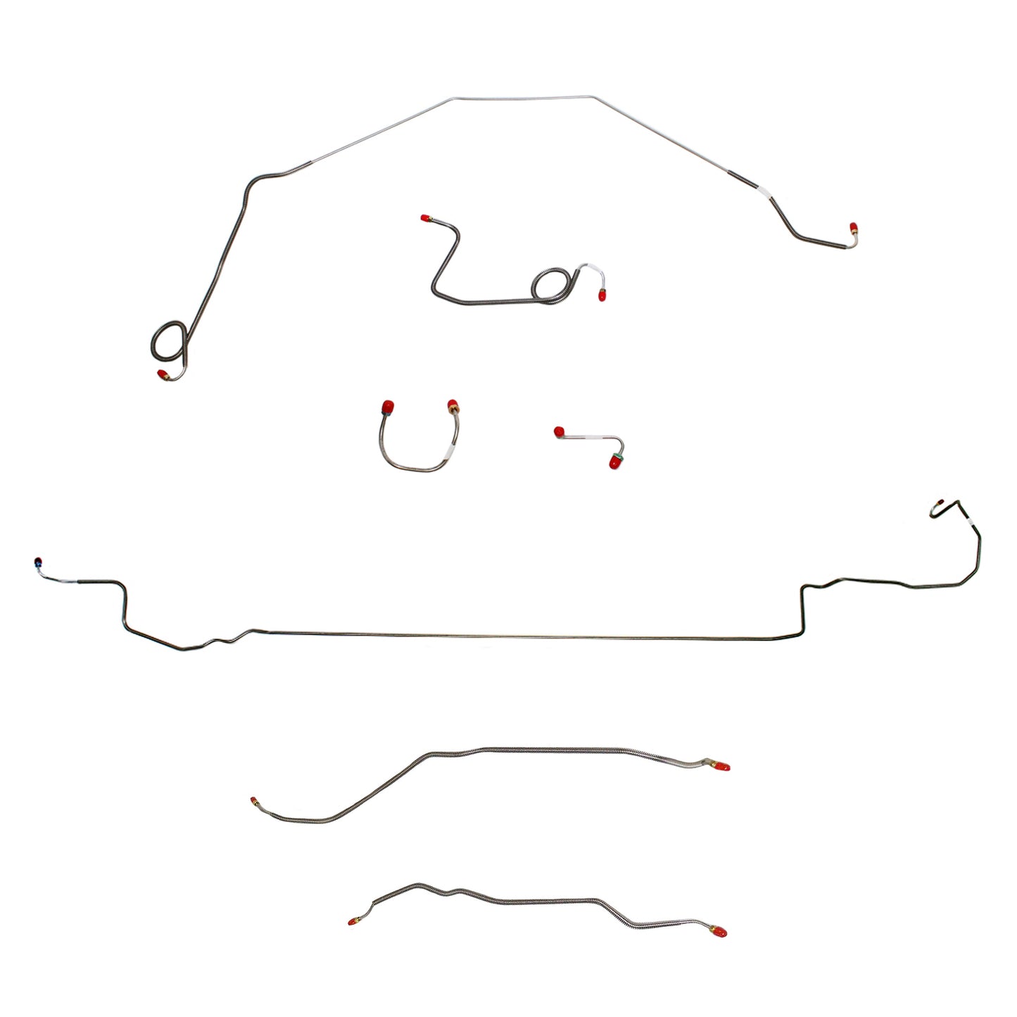 Chevy Complete Brake Line Kit; Fine Lines-CBK0409SS