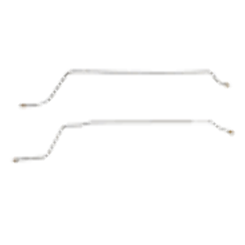 Chevy w/ Hardtop Conversion Complete Brake Line Kit; Fine Lines-CBK0412SS