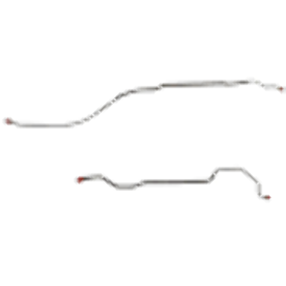 Chevy Conversion Complete Brake Line Kit; Fine Lines-CBK0419SS - Complete Brake Line Kit Car Part People