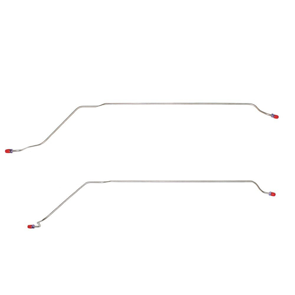 1967 Pontiac LeMans/GTO Complete Brake Line Kit Manual Drum Convertible Stainless CBK0442SS