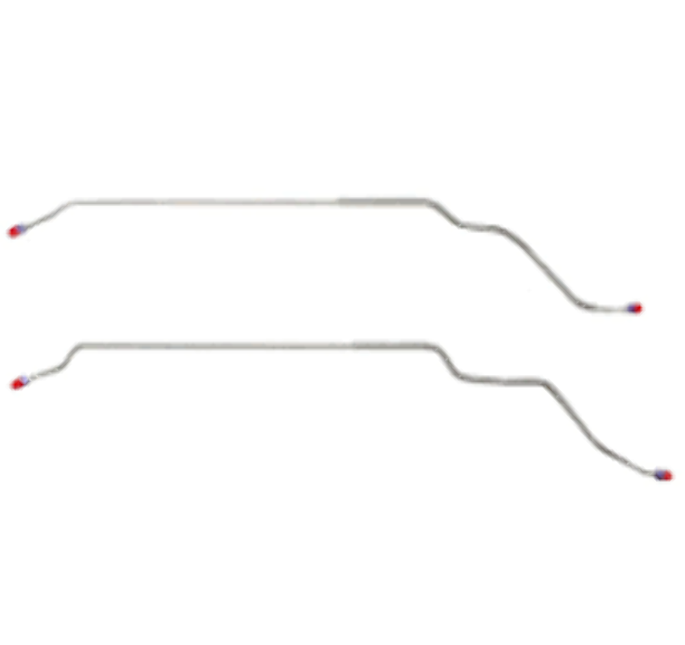 Fits 1968 LeMans/GTO w/Manual Drum, Hardtop Complete Brake Line Kit; CBK0457SS