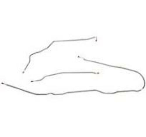 Pontiac w/ Hardtop Complete Brake Line Kit; Fine Lines-CBK0459SS
