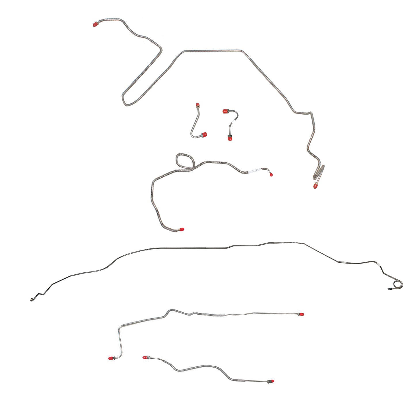 Pontiac Complete Brake Line Kit; Fine Lines-CBK0501SS