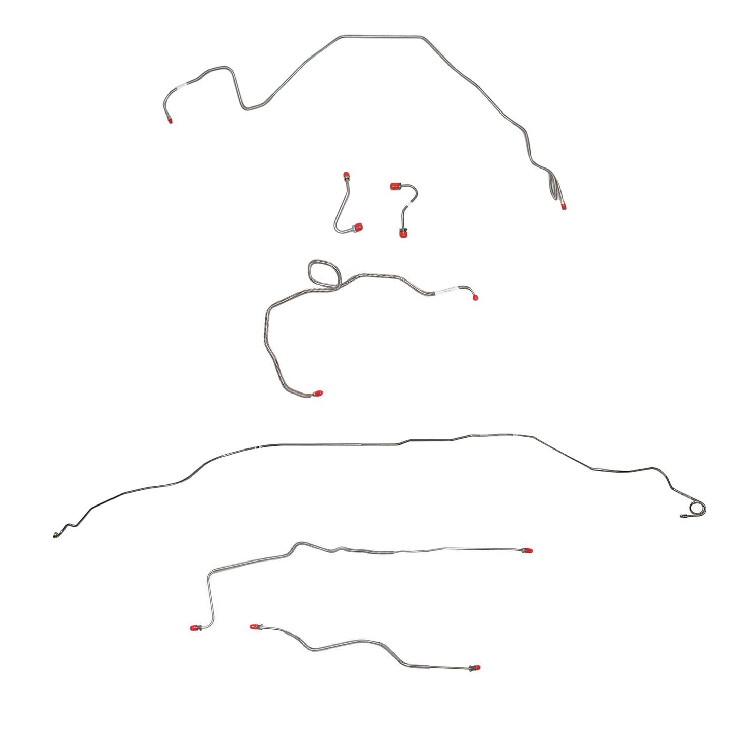 Pontiac Complete Brake Line Kit; Fine Lines-CBK0502SS