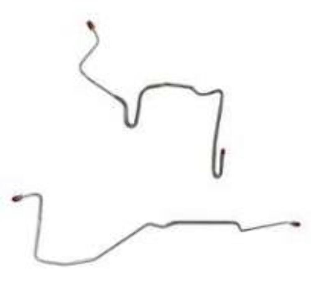 Pontiac Complete Brake Line Kit; Fine Lines-CBK0505SS - Complete Brake Line Kit Car Part People