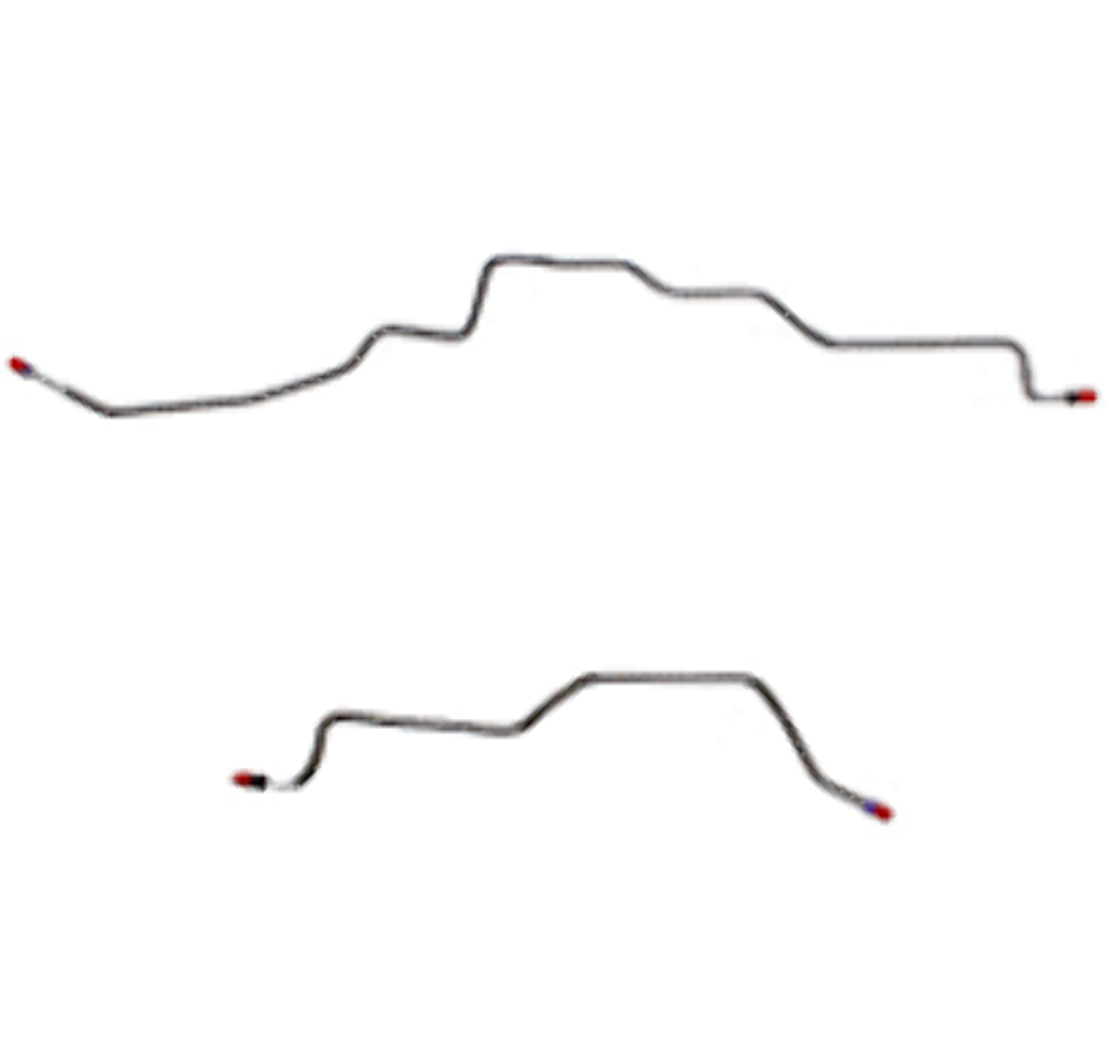 Pontiac Complete Brake Line Kit; Fine Lines-CBK0524SS - Complete Brake Line Kit Car Part People