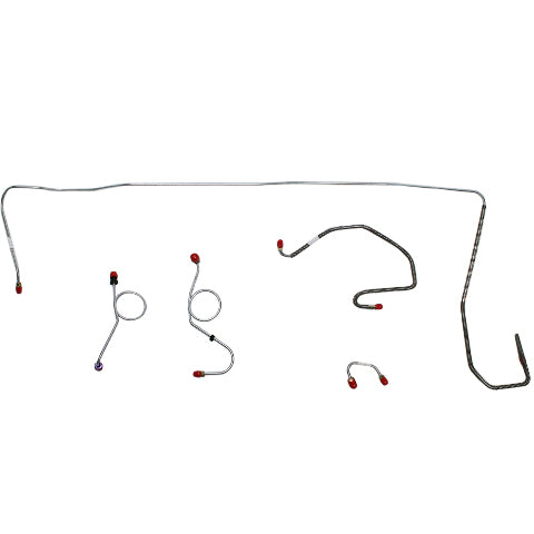 Mopar E Body Complete Brake Line Kit; Fine Lines-CBK0530SS