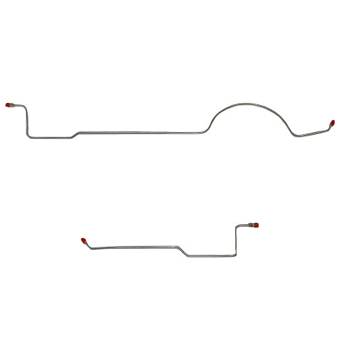 Mopar E Body Complete Brake Line Kit; Fine Lines-CBK0530SS