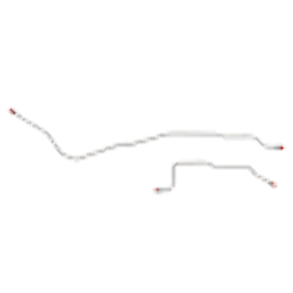 Mopar A Body Complete Brake Line Kit; Fine Lines-CBK0566SS