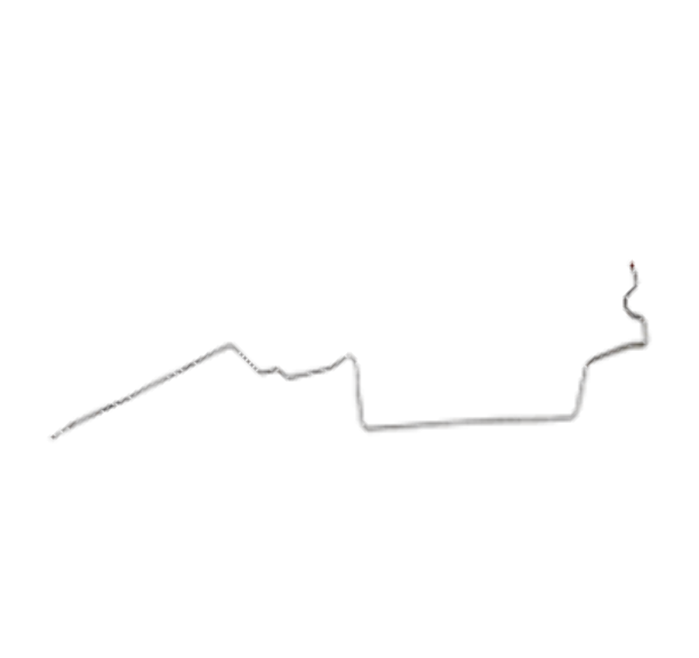 Mopar A Body Complete Brake Line Kit; Fine Lines-CBK0596SS