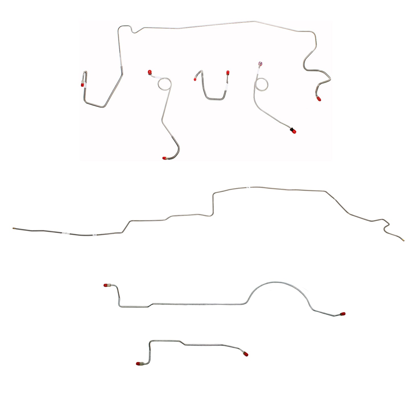 Mopar A Body Complete Brake Line Kit; Fine Lines-CBK0605SS