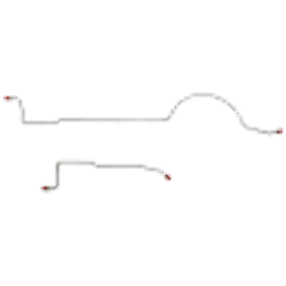 Mopar A Body Complete Brake Line Kit; Fine Lines-CBK0607SS