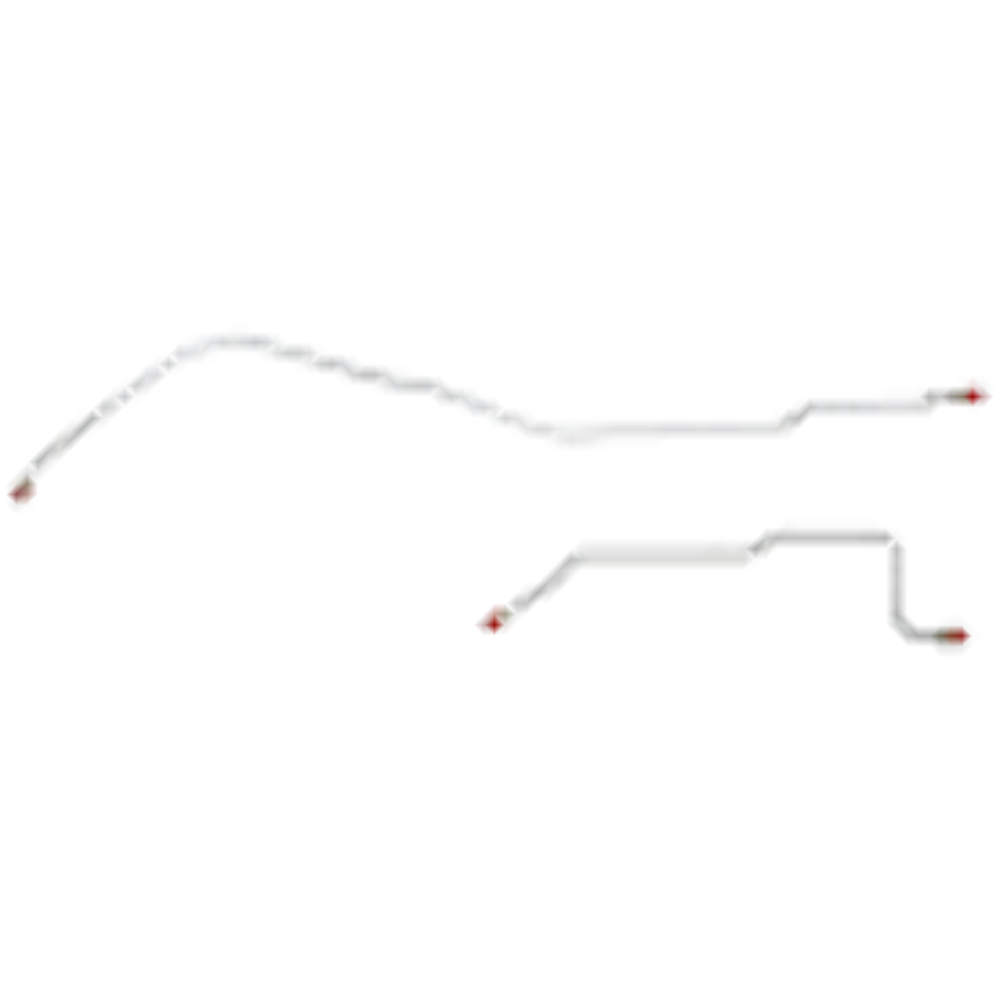 Mopar B Body Complete Brake Line Kit; Fine Lines-CBK0619SS