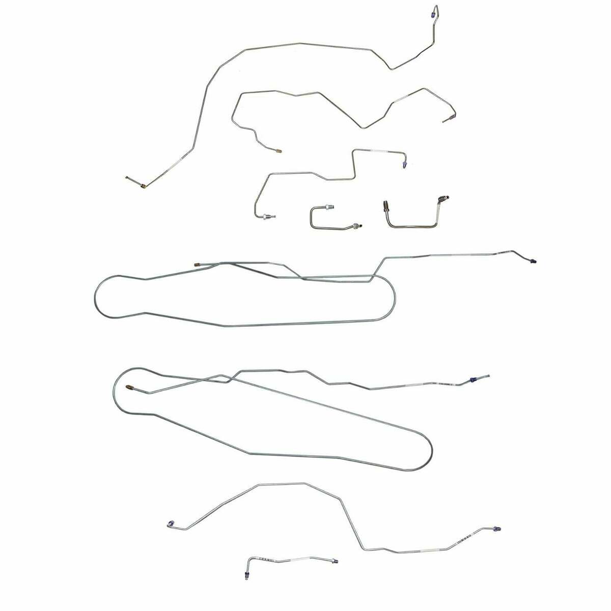 2011-2016 Ford F-350 Complete Brake Line Kit Crew Cab Short Bed Stainless CBK0691SS
