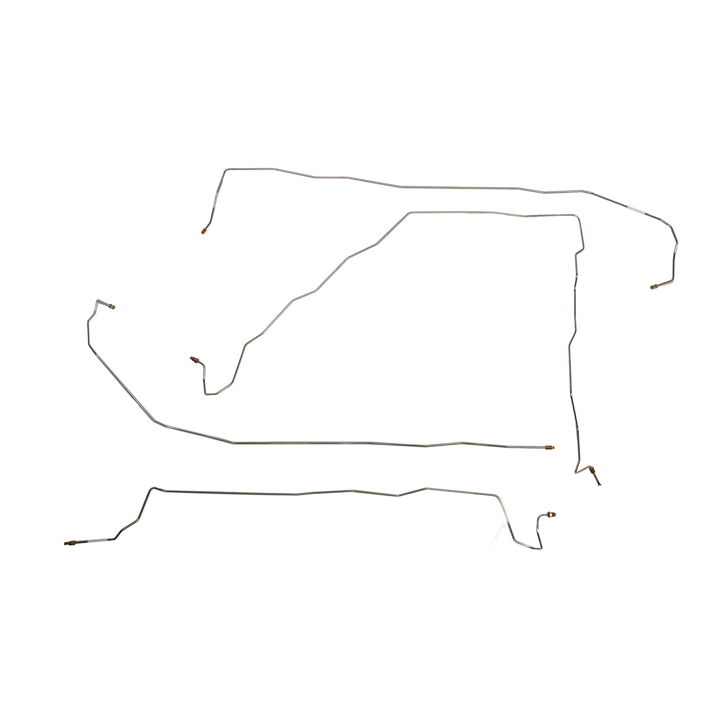 2001-03 Toyota RAV4, 2.0L, 2WD, Complete Brake Line Kit Steel CBK0709OM