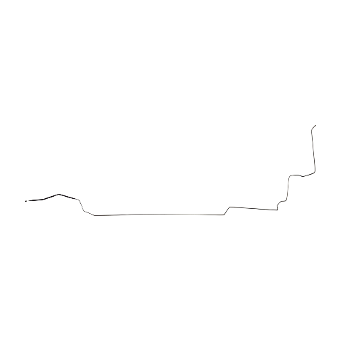 1968 Chevrolet Chevelle Convertible Fuel Line 1/4 Vapor Return Line - CGL6816OM