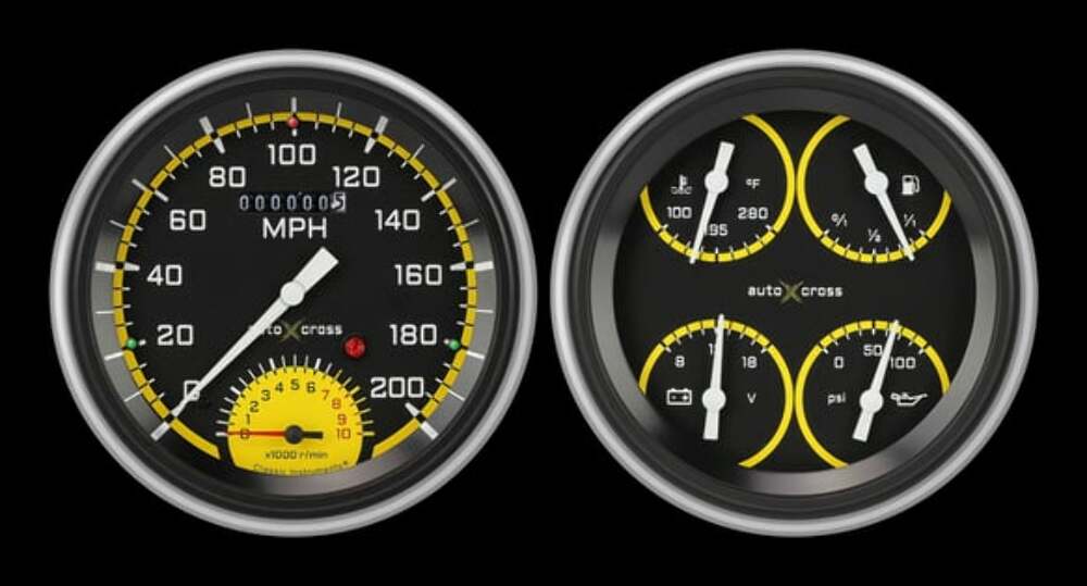 AutoCross Yellow 51-52 Chevy Car Package CH51AXY62