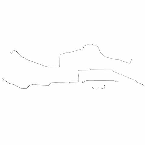 1997-2002 Cadillac Eldorado Intermediate Brake Line Traction Control CIN9706SS