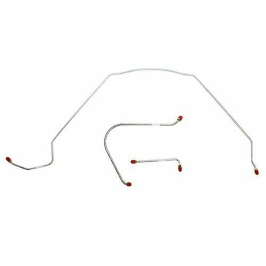1964-65 Chevrolet Chevelle Front Brake Line Kit Standard Drum Brake CKT6401SS - Front Lines Car Part People
