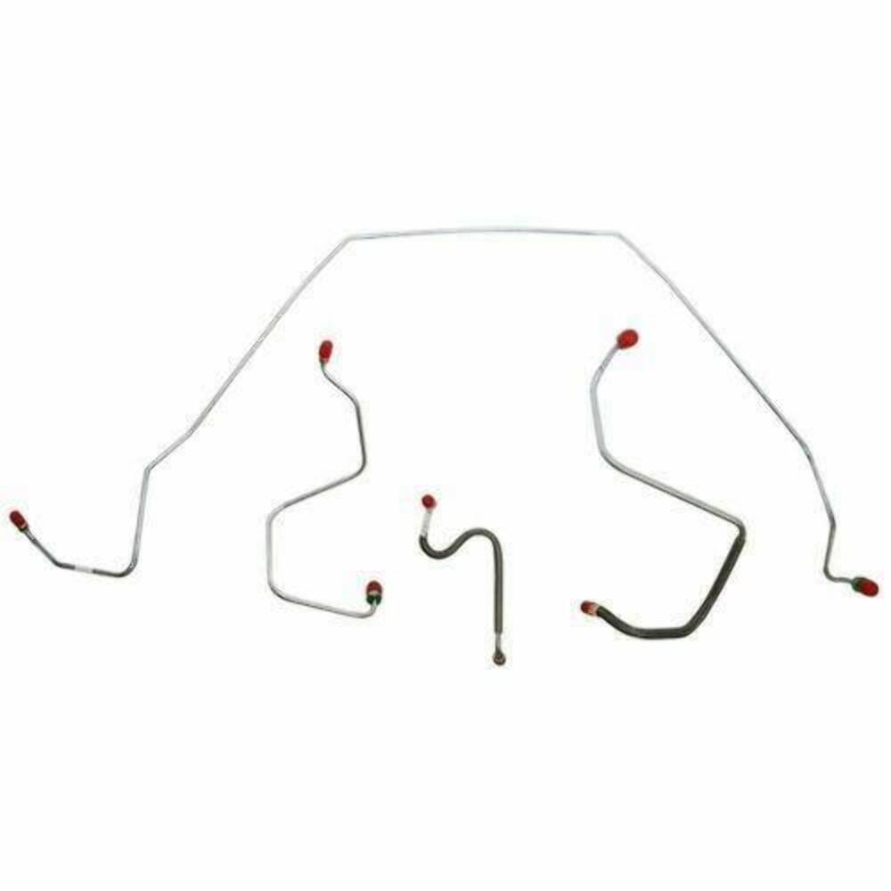1967 Chevrolet Chevelle Front Brake Line Kit Standard Drum Brakes - CKT6701SS - Front Lines Car Part People