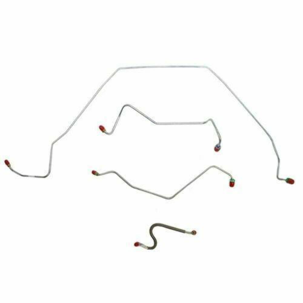 1967 Chevrolet Chevelle Front Brake Line Kit Power Drum Brakes - CKT6702OM