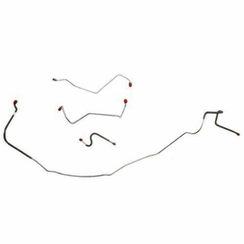 1967 Chevrolet Chevelle Front Brake Line Kit Power Drum Brakes - CKT6704SS
