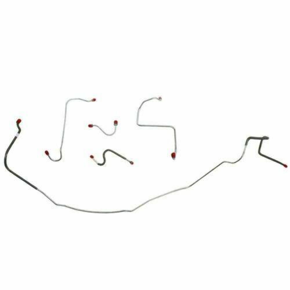 1967 Chevrolet Chevelle Front Brake Line Kit Manual Disc Brakes - CKT6705SS - Front Lines Car Part People