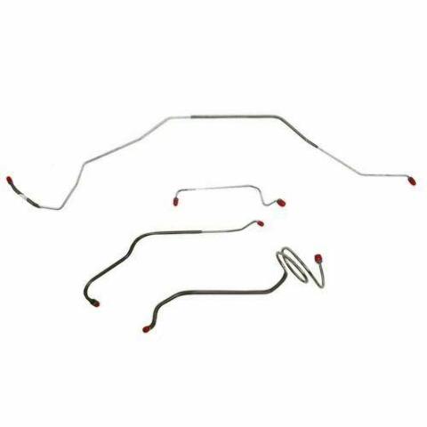 1968 Chevrolet Chevelle Front Brake Line Kit Standard Drum Brakes - CKT6804SS