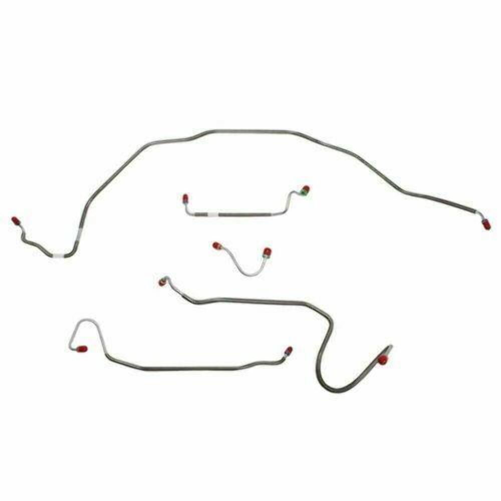 1969 Chevrolet Chevelle Front Brake Line Kit Manual Disc Brakes - CKT6904SS