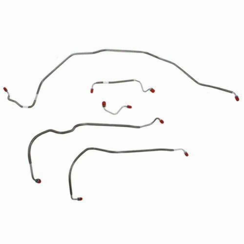 1970 Chevrolet Chevelle Front Brake Line Kit Power Disc Brakes - CKT7003SS