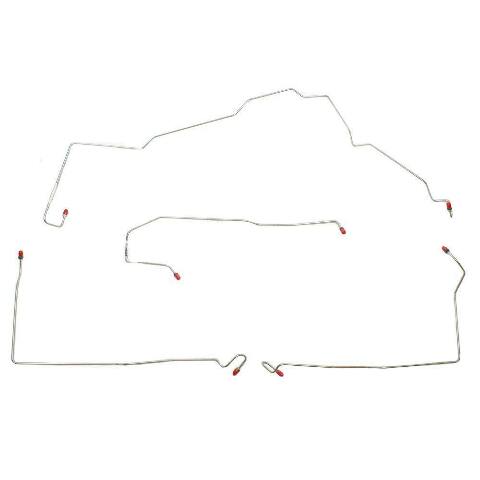 1997-2000 Chevrolet Malibu Front Brake Line Kit with ABS Steel - CKT9701OM