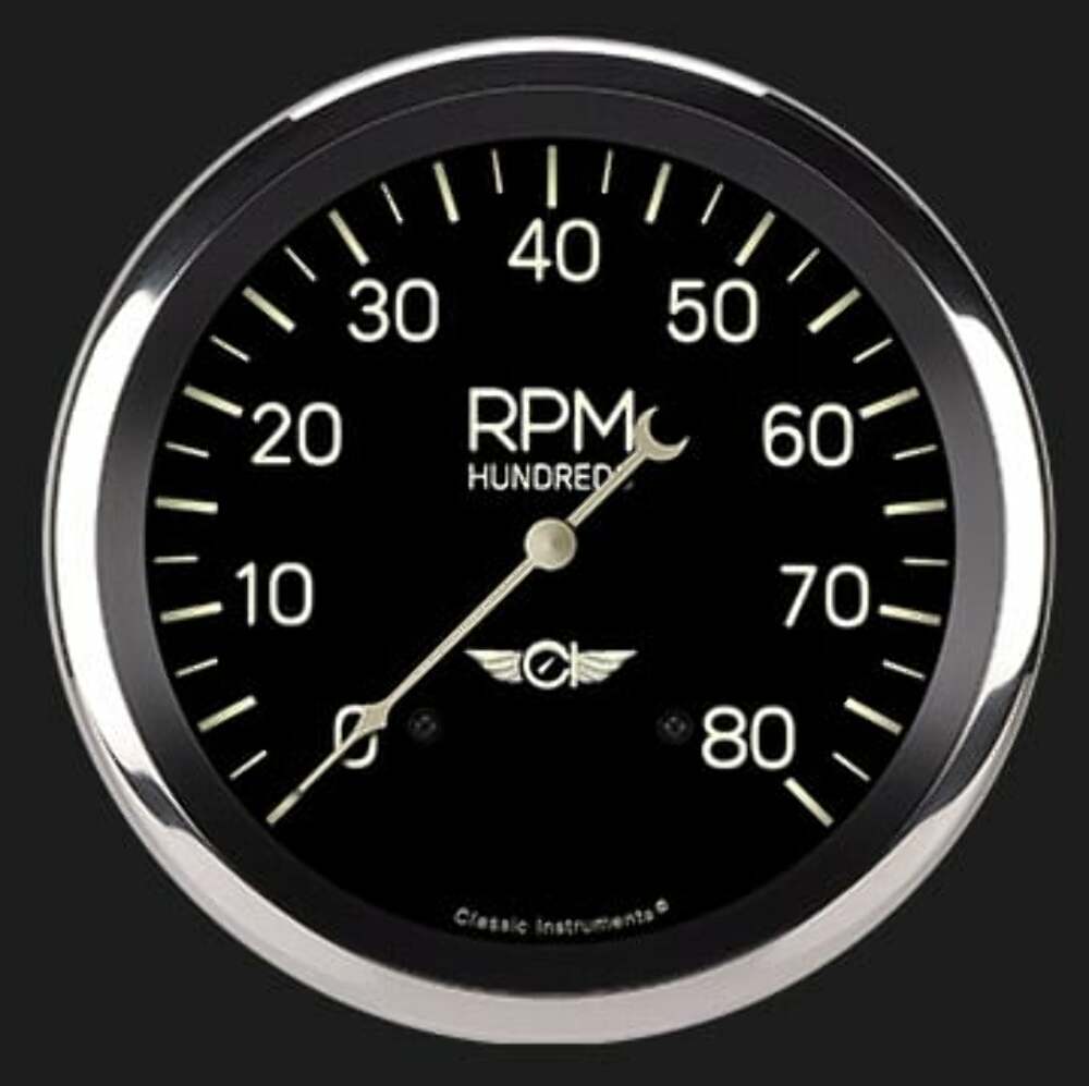 Classic Series 4 5/8" Tachometer CL71SRC