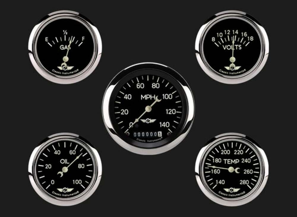 Classic Series Five Gauge Set, 3 3/8" CL900SRC