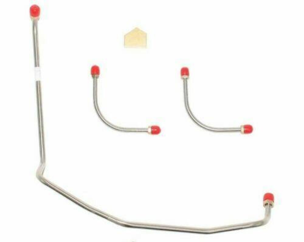 1969 Chevrolet Bel Air Pump to Carburetor Fuel Line Dual Feed Holley - CPC6975SS