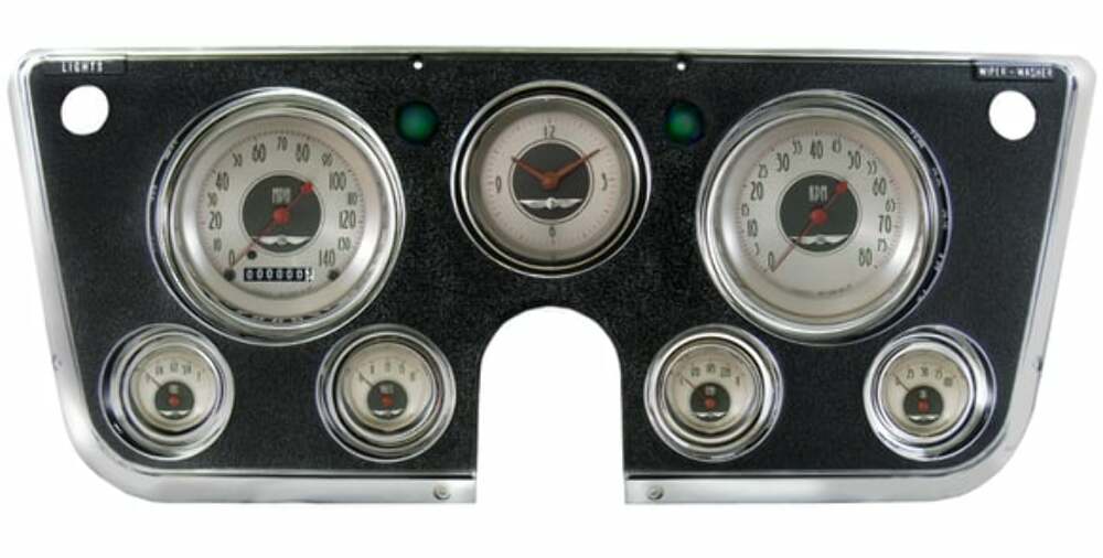 Fits 1967-1972 C10 Pickup All American Nickel LS Instrument Clusters CT67AN-LS