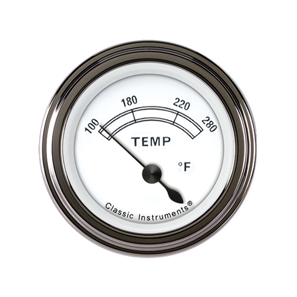 Classic White 2 1/8" Water Temp CW26SLF