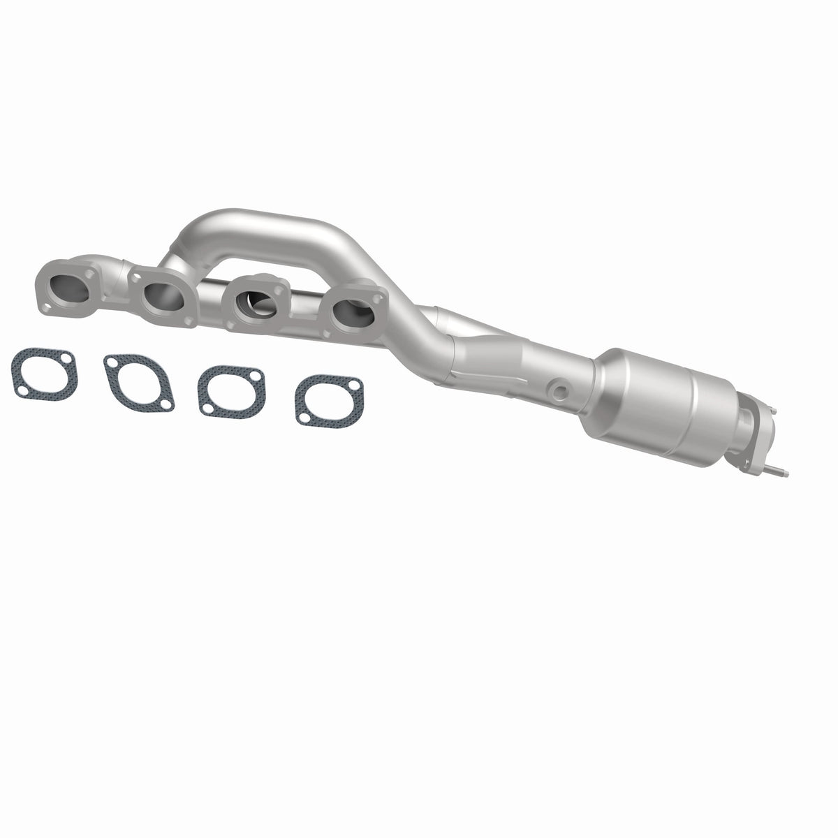 Catalytic Converter with Integrated Exhaust Manifold for HM Grade Federal / EPA Compliant Direct-Fit Manifold Catalytic