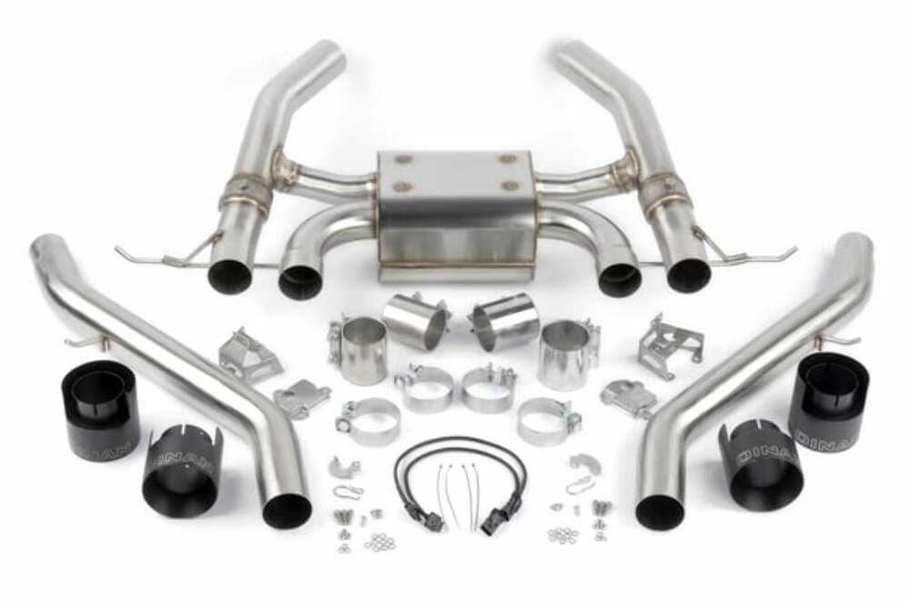 Dinan Valved Axle-Back Exhaust for 2021-2025 BMW M3/M4 D660-0093-BLK