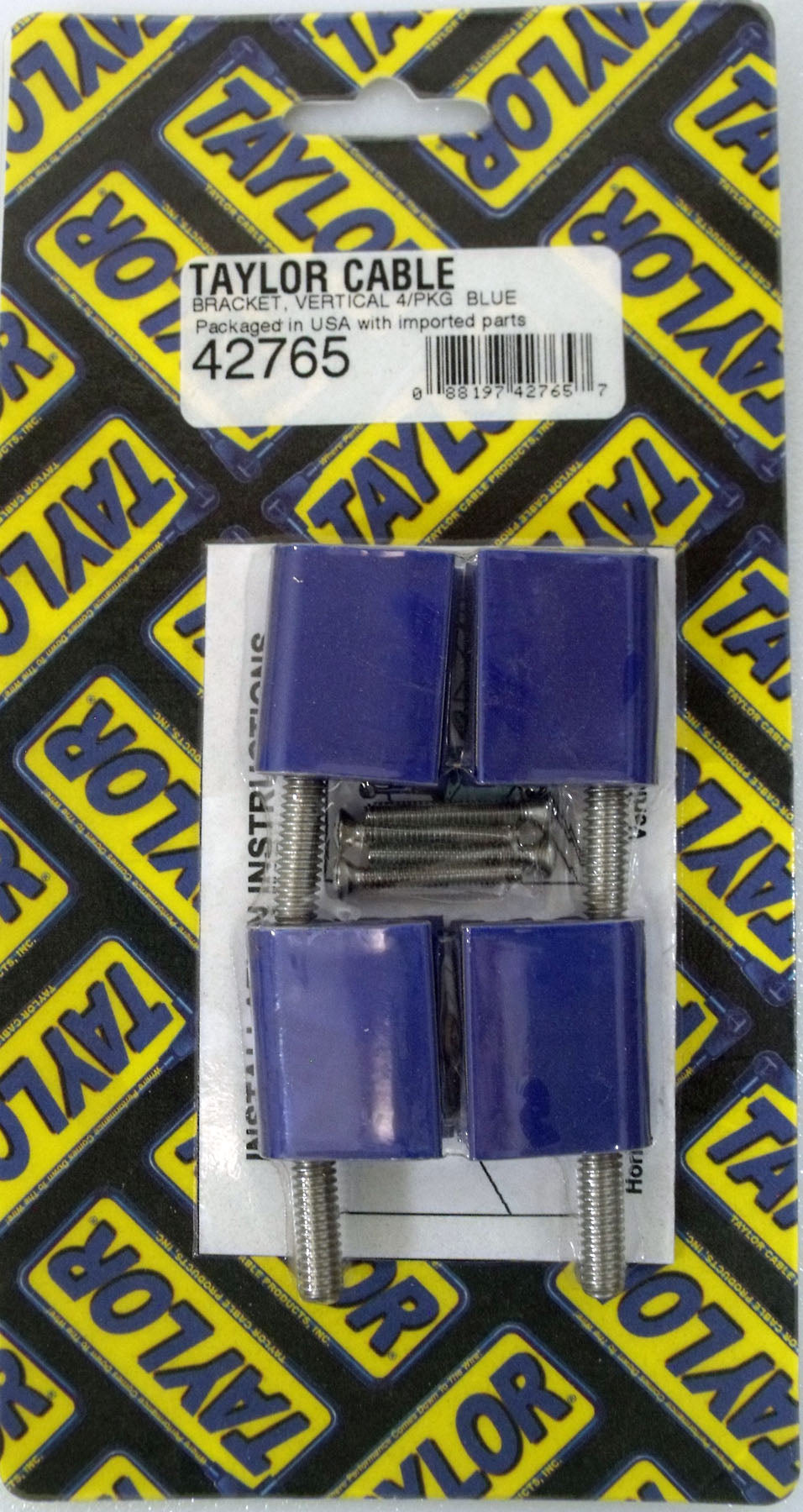 Spark Plug Wire Holder 4 Blue 42765