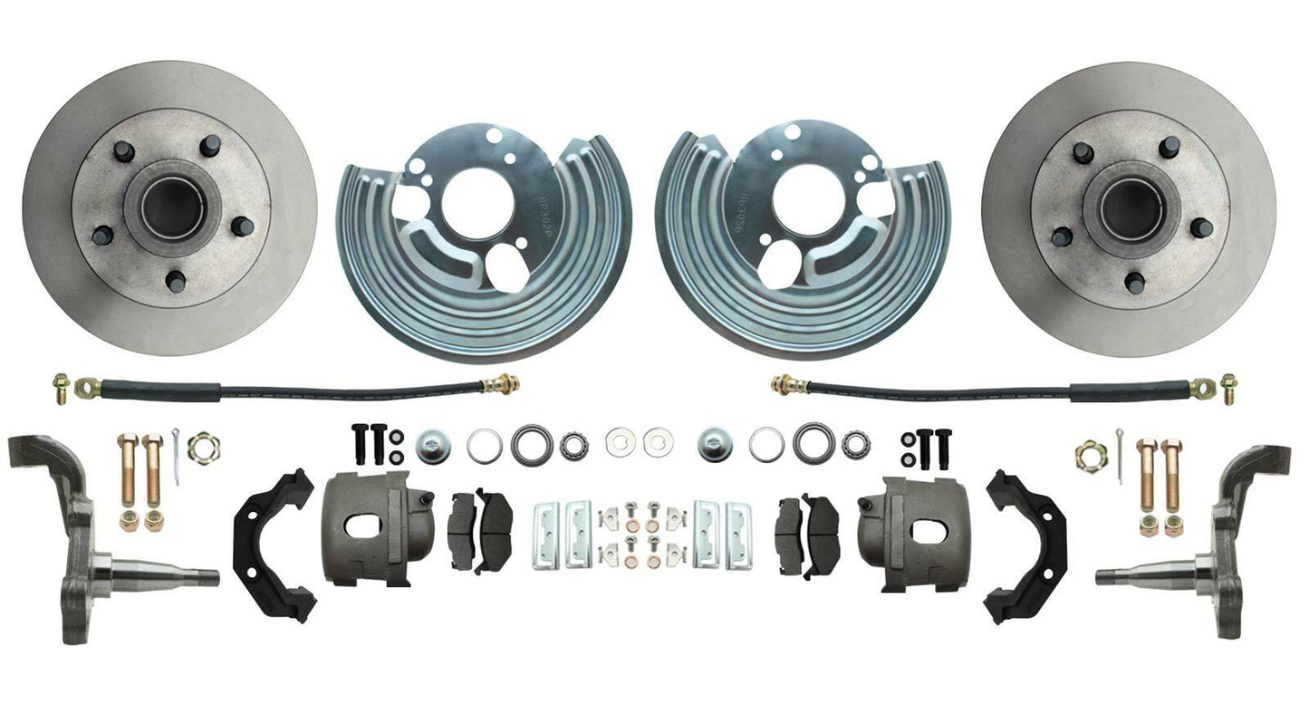 Fits 1962-1972 Mopar B & E Body Standard Front Disc Brake Conversion Kit DBK6272 - Discs, Rotors, and Hardware Car Part People