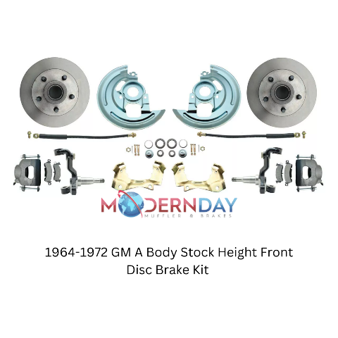 Fits 1964-1972 GM A Body Stock Height Front Disc Brake Kit DBK6472