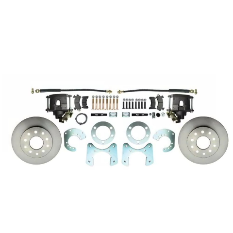 Fits 1957-1974 Mopar 8 3/4" Dana 60 Rear Disc Brake Kit; Rotors & E-Brake DBK834
