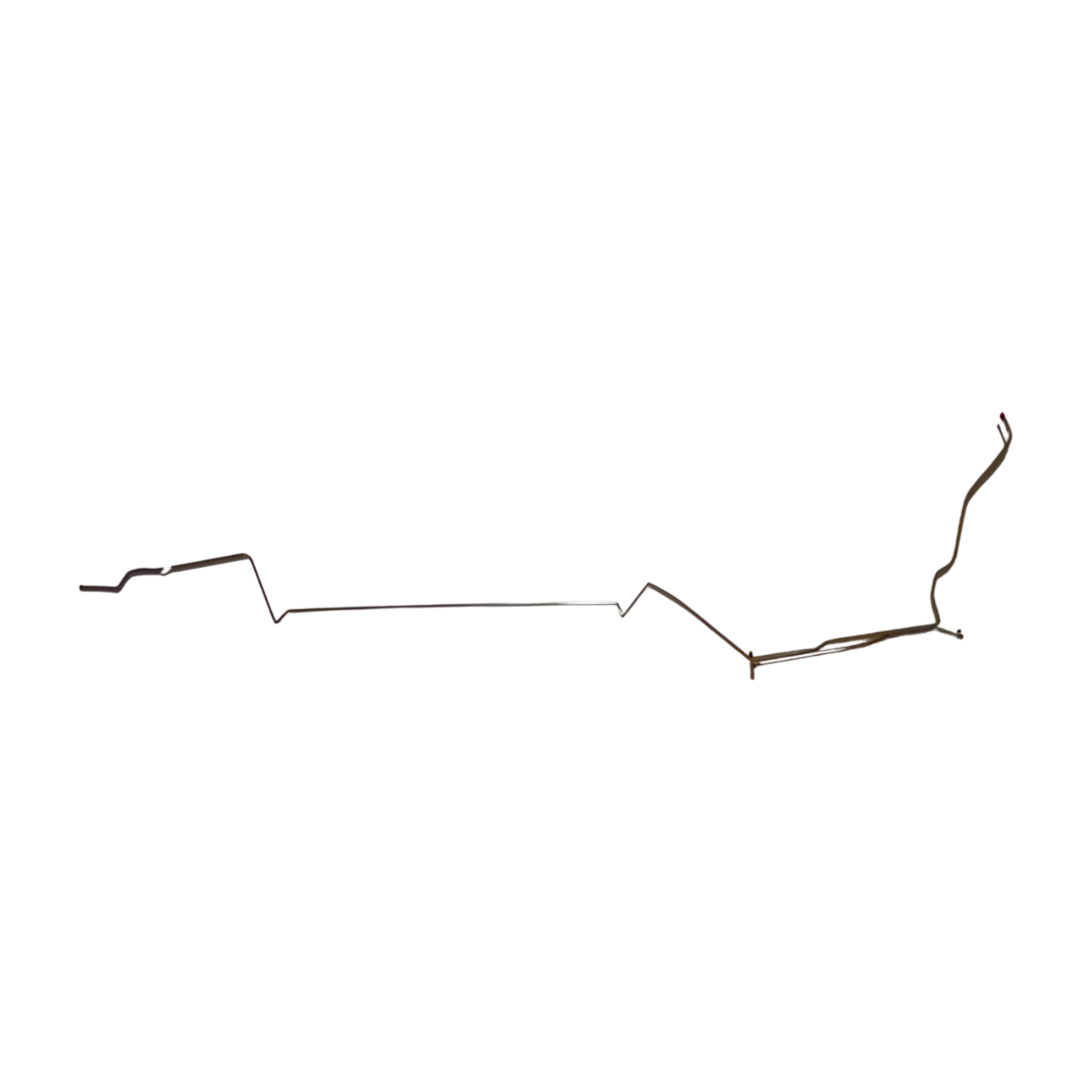 1970-71 Ford Ranchero Fuel Line Kit 3/8 Tank to Pump Fuel Line - DGL7002SS - Pre-Bent Fuel Lines Car Part People